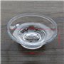 S-TROUBLE Porte-Savon Rond en Verre Boîte de Rangement Accessoires de Support Clair pour Douche Salle de Bain Hôtel