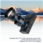 JJC Adaptateur d'objectif GA-2 pour objectif de conversion Ricoh GT-2 sur appareil photo RICOH GR IIIx - Remplace RIC. GA-2 - Fi