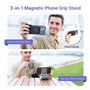 JJC Magnetic Poignée magnétique pour téléphone Portable avec télécommande Bluetooth et Support Vertical pour iPhone 16/15/14/13/