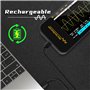 BSIDE Mini Oscilloscope Numérique de Poche 10MHz Bande Passante 48MSa/s Échantillonnage Oscilloscope Portable Rechargeable Ultra