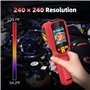 BSIDE Caméra Thermique Infrarouge 240x240 Résolution IR Caméra Thermique Portable 15 Palettes Couleurs 25Hz Taux de Rafraîchisse