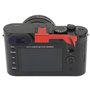 Haoge THB-LR Sabot en métal pour appareil photo Leica Q Q-P QP Typ116 Typ 116 Typ 116 Rouge