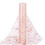 29CMx9M Rouleau Tulle Chemin Table Organza Baptême Baby Shower Filet Or Rose Pailleté Décoration Table Ruban Runner Métallisé Bo