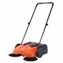 Yard Force Balayeuse manuelle avec double brosse et largeur de balayage 65cm - HW FS68A
