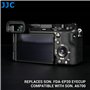 JJC Lot de 2 œilletons en silicone souple pour appareil photo sans miroir Sony Alpha A6700 ILCE-6700 APS-C Remplace le modèle FD