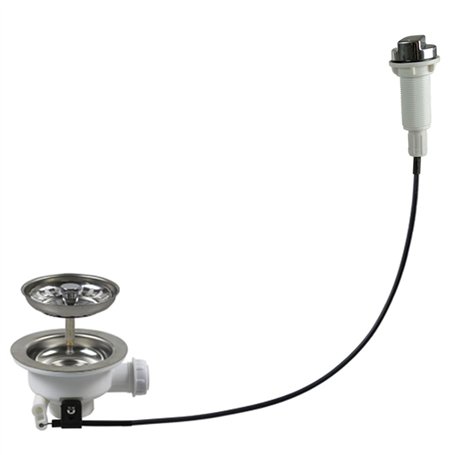 Talea évier de cuisine câble Crépine de vidange de contrôle déchets 110mm