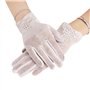gants courts en dentelle