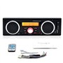 WEPARTICULAR Autoradio avec Bluetooth intégré 2 Haut-parleurs Lecture Audio 1 autoradio Din Lecteur Audio MP3 Bluetooth Mains Li