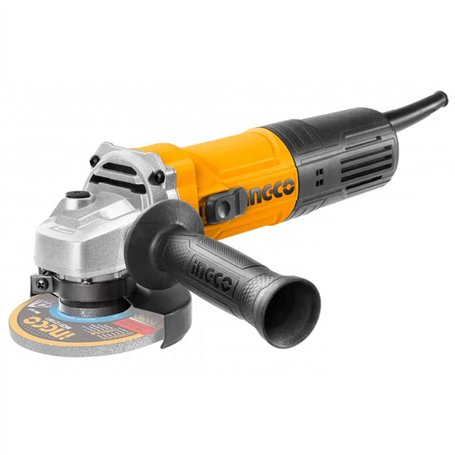 Ingco Ag900285 Meuleuse d'angle 900 W 125 mm Vitesse réglable variable poignée ergonomique