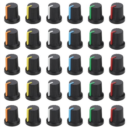 Be In Your Mind Lot de 30 boutons de contrôle de potentiomètre 6 mm