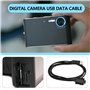Be In Your Mind SUC-C2 Câble de charge USB pour appareil photo numérique compatible avec Samsung NV3 NV5 NV7 I5 I6 I7 I70 NV20 L