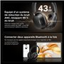UGREEN Casque Bluetooth sans Fil Sport HiTune Max 5C Hi Res Audio ANC Reduction Active Adaptative de Bruit Casque Musique Blueto