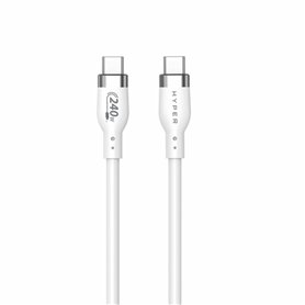 Câble USB-C Hyper HJ4002WHGL Blanc 2 m
