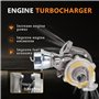 Bapmic Turbocompresseur de rechange pour A-lfa R-omeo L-ancia F-iat O-pel 1.3 CDTI MultiJet 6 KW, 90 CV 55198317 54359700014