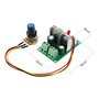 Create idea Lot de 2 Contrôleurs Vitesse Moteur à Courant Continu PWM Régulateur Vitesse Unidirectionnel Contrôleur Moteur 12 V 