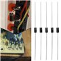 Create idea Lot de 100 diodes Schottky redresseur 1N4004 1 A 400 V DO-41 Diode électronique en silicone adaptée pour platine d'e