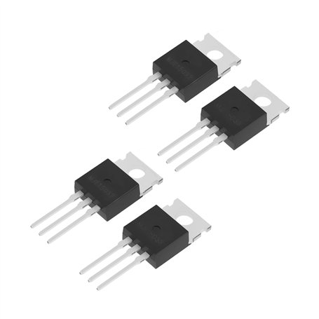 The Lord of the Tools Lot de 2 Paires de Transistors Audio MJE15032G MJE15033G TO-220 8 A 250 V 50 W NPN PNP 3 Broches Transisto