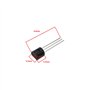 The Lord of the Tools 30pcs Transistors Darlington MPSA13 NPN en Plastique TO92 Gain de Courant de Transistor en Silicium pour P