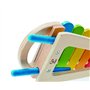 Hape - Xylophone Arc-en-Ciel en Bois - Jouet Enfant en Bois 3 pièces - Instrument de Musique pour Bébé dès 12 Mois - Jeu Musical