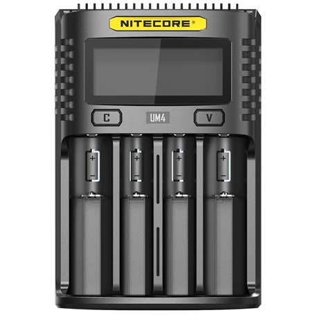 BenQ Nitecore Chargeur Universel UM4 1500mA USB Adulte Unisexe