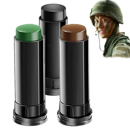3 PièCes De Camouflage Kit De Peinture Visage