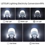 Lanterne de Camping, LETOUR Lampe Camping avec USB Rechargeable 60W 5000 Lumens 5 Modes Suspension Dimmable, Lampe Portable pour