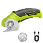 SnapFresh Ciseaux Electrique Cutter Rotatif ÉLectrique 4V Universels avec 2 Lames Sans Fil pour DIY/Papier/Carton/Cuir/Tapis/Pla