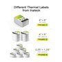 Inateck Étiquette Thermique d’Expédition, 4 x 6 pouces (100 mm x 150 mm), Étanche, Sans BPA/BPS, Carton de 500