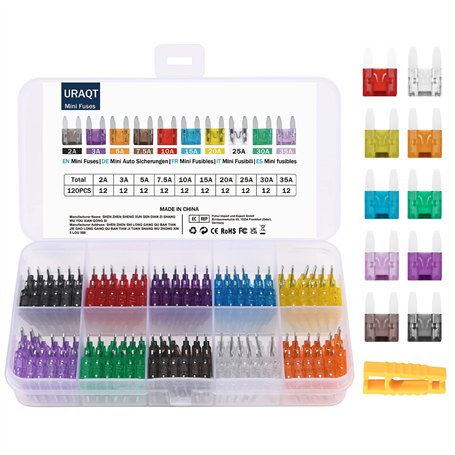 URAQT 120PCS Mini Fusible de Voiture