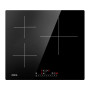 CIARRA Plaque de Cuisson à Induction Encastrable - 3 Foyers - 6200W - Fonction Boost - Commande Tactile - 9 Niveaux de Puissance