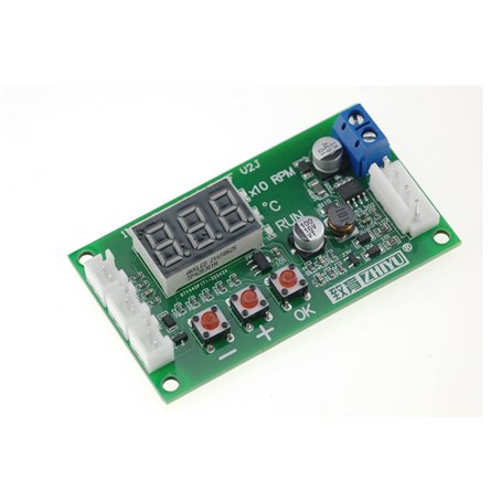 FamilyMall Régulateur de température du ventilateur PWM 4 fils DC12–48 V 5 A pour alarme de ventilateur EBM EC PC