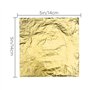 Luter 14x14cm 150 Feuilles Imitation Or Argent Feuille de Cuivre pour Bricolage Dorure Artisanat Arts Projet Décoration