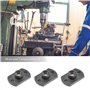 Lot de 20 écrous à souder M6 en acier carbone en forme de T 2 trous pour meubles tubulaires Table