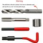 BestsQ kit de réparation de Filetage de Type Helicoil 14 pièces M14x1.25MM