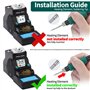 YIHUA 982-III Kit de station de soudage de précision compatible avec C210 - Livré avec 3 embouts de fer à souder C210, fil à sou