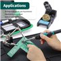 YIHUA 947-IX Kit Fer à Souder Électronique avec Température Réglable 220~480°C, Bouton d'Allumage Fer à Souder Électrique Tempér