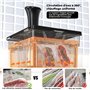 Récipient Sous Vide avec Couvercle Récipient Sous Vide avec Support 11L pour Cuiseur Sous Vide Plusieurs Marques Adaptées Multif
