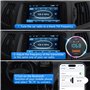 LENCENT Transmetteur FM Bluetooth 5,3, Allume Cigare Bluetooth Voiture, Chargeur rapide PD 30W Type C+ QC3,0, Son Hi-FI avec ann
