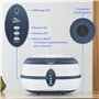 Uten Nettoyeur à Ultrasons 600ML Appareil Nettoyeur Domestique avec Panier Nettoyage et Support Automatique pour Nettoyage Bijou