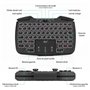 Rii Mini Clavier sans Fil 2.4 GHz - Touchpad Ergonomique pour PC, Raspberry Pi, Android TV