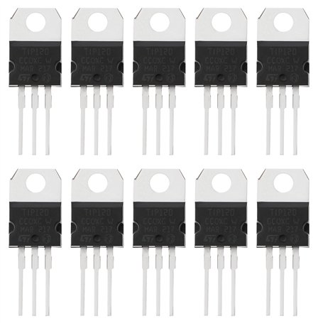 The Lord of the Tools 20pcs Transistor de Puissance TIP120 NPN Épitaxial en Silicone 5 Ampères 60 volts Darlington Transistors T