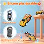 22 Petites Voitures Jouets avec 8 Barrage Routier