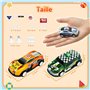 TOYABI Coffret Petite Voiture Enfant, Lot Voiture Miniature en Metal 1/64, 22 Petites Voitures Jouets avec 8 Barrage Routier, Vo