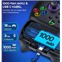 HELLCOOL Switch Controller - Contrôleur sans fil pour console Switch/Lite/OLED - Contrôleur de commutateur avec look RVB cool, f