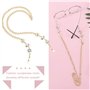 The Lord of the Tools Chaîne de lunettes de soleil tendance en cristal avec strass - Accessoire décoratif pour femme et fille - 