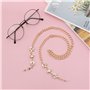 The Lord of the Tools Chaîne de lunettes de soleil tendance en cristal avec strass - Accessoire décoratif pour femme et fille - 