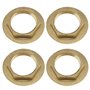 The Lord of the Tools Lot de 4 écrous BSP 1/2" avec bride arrière en laiton robinet sanitaire pour salle de bain Lavabo Robinets
