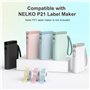 Nelko Véritable ruban d'étiqueteuse P21, papier d'impression d'étiquettes adapté, 14 x 50 mm, remplacement d'étiquetage laminé s