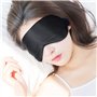 Lot de 2 Masque de Sommeil, 100% Soie Naturelle Occultant Masque de Nuit Masque de Voyage pour Dormir avec Bouchons d'oreille et