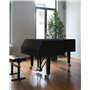 WOOLUCK® Housse imperméable pour piano à queue, Résistant à l'humidité et anti-poussière Housse de protection pour piano, 160cm